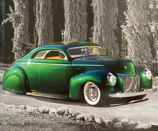 1940 Steel Mercury chopped custom coupe. Harbor Hot Rods. Mike Schellar.